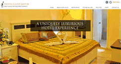 Desktop Screenshot of hotelglitzjaipur.com